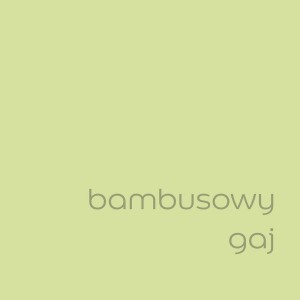 Próbka koloru farby ściennej t.b.t. w jasnozielonym odcieniu.