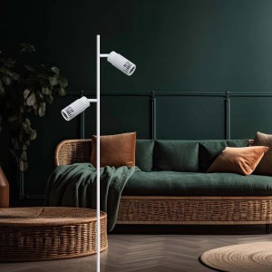 MiLAGRO Lampa podłogowa VERTICAL 1xGU10 9W biała