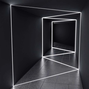 Eko-Light Profil LED wpuszczany GK1 zestaw z kloszem mlecznym 2 m