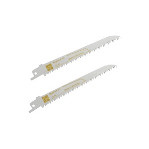 Brzeszczoty do piły szablastej LUX Comfort, 150 mm, 2 sztuki do drewna i tworzyw sztucznych.