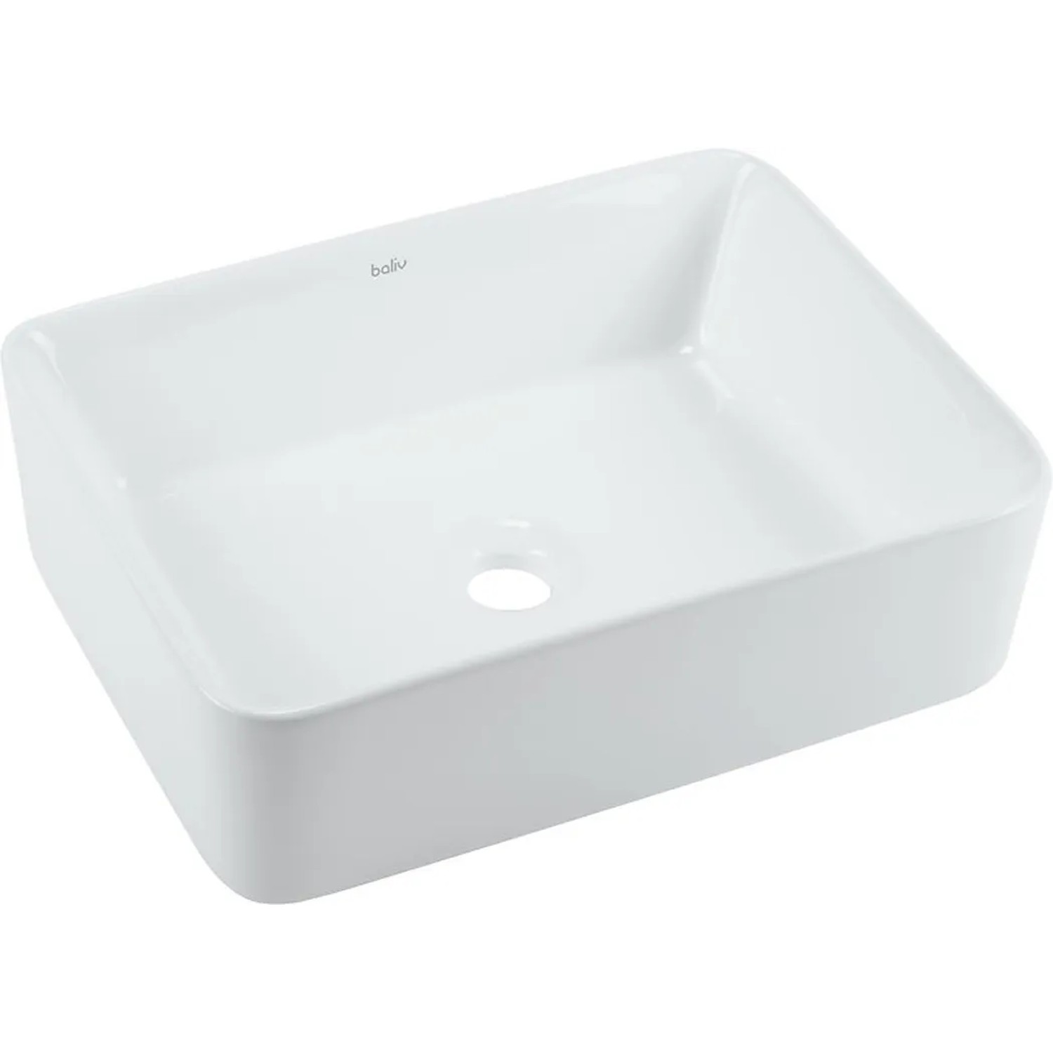 baliv Umywalka WBA-7210 nablatowa ceramiczna biała