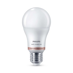 Żarówka LED E27 Philips, inteligentne światło pełnokolorowe.