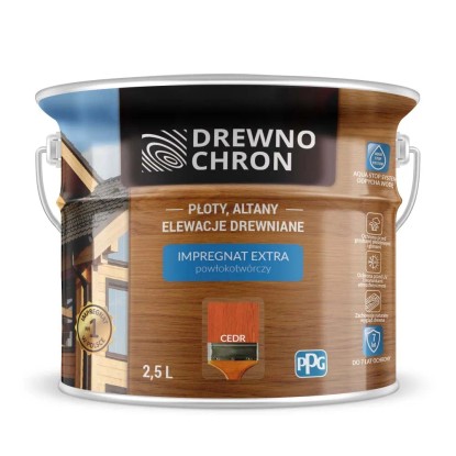 Drewnochron Impregnat Extra powłokotwórczy cedr - 2,5L