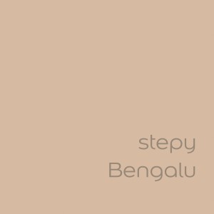 Próbka koloru farby ściennej t.b.t. w odcieniu Bengaluru.
