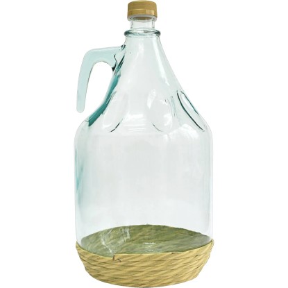 Gąsior Dama w oplocie ze sznurka z zakrętką - 5 l