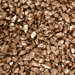 Żwirek dekoracyjny szklany złoty 5-8 mm - 750 g