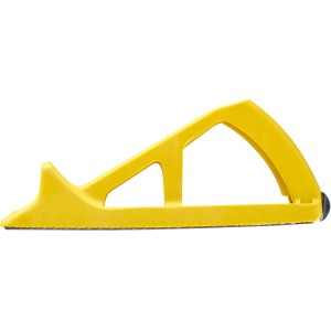 Żółty strug Stanley Surform, plastikowy, 255 mm, do różnych materiałów.