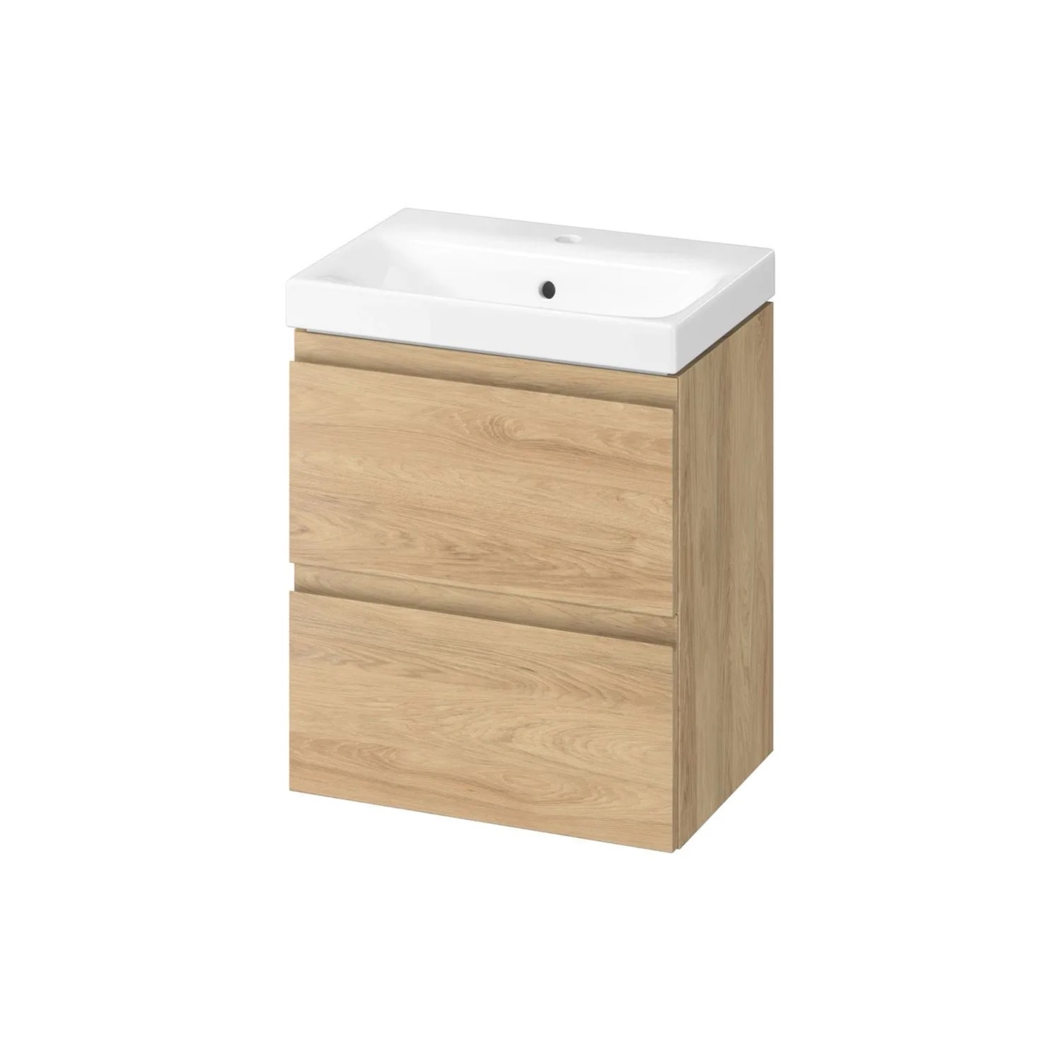 Cersanit Zestaw Moduo Slim szafka + umywalka 50 dąb hikora 57x49,4x35