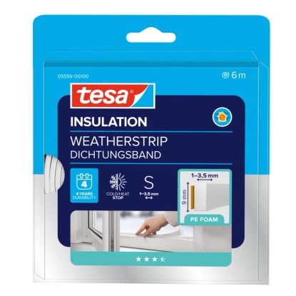 Tesa Uszczelka I-profile 9mm x 6m biała
