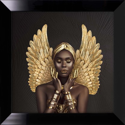 ARS LONGA Obraz GOLD WINGS 85 x 85 cm