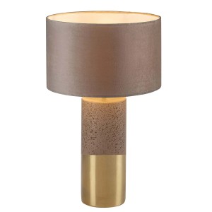 Rabalux Lampa stołowa YELDA 1xE27 40W wys. 55cm złoto-brązowa