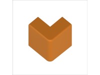 Narożnik zewnętrzny drewno jasne 15/25 DJ