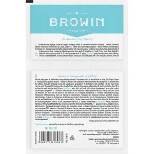 Browin środek klarujący do wina i zacieru cukrowego, wystarcza na 25L płynu.