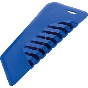 Niebieska szpachelka LUX Clipstrip do wygładzania tapet.