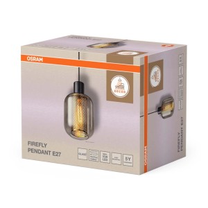 OSRAM Lampa wisząca DECOR FIREFLY PENDANT 1xE27 15W czarno-złota