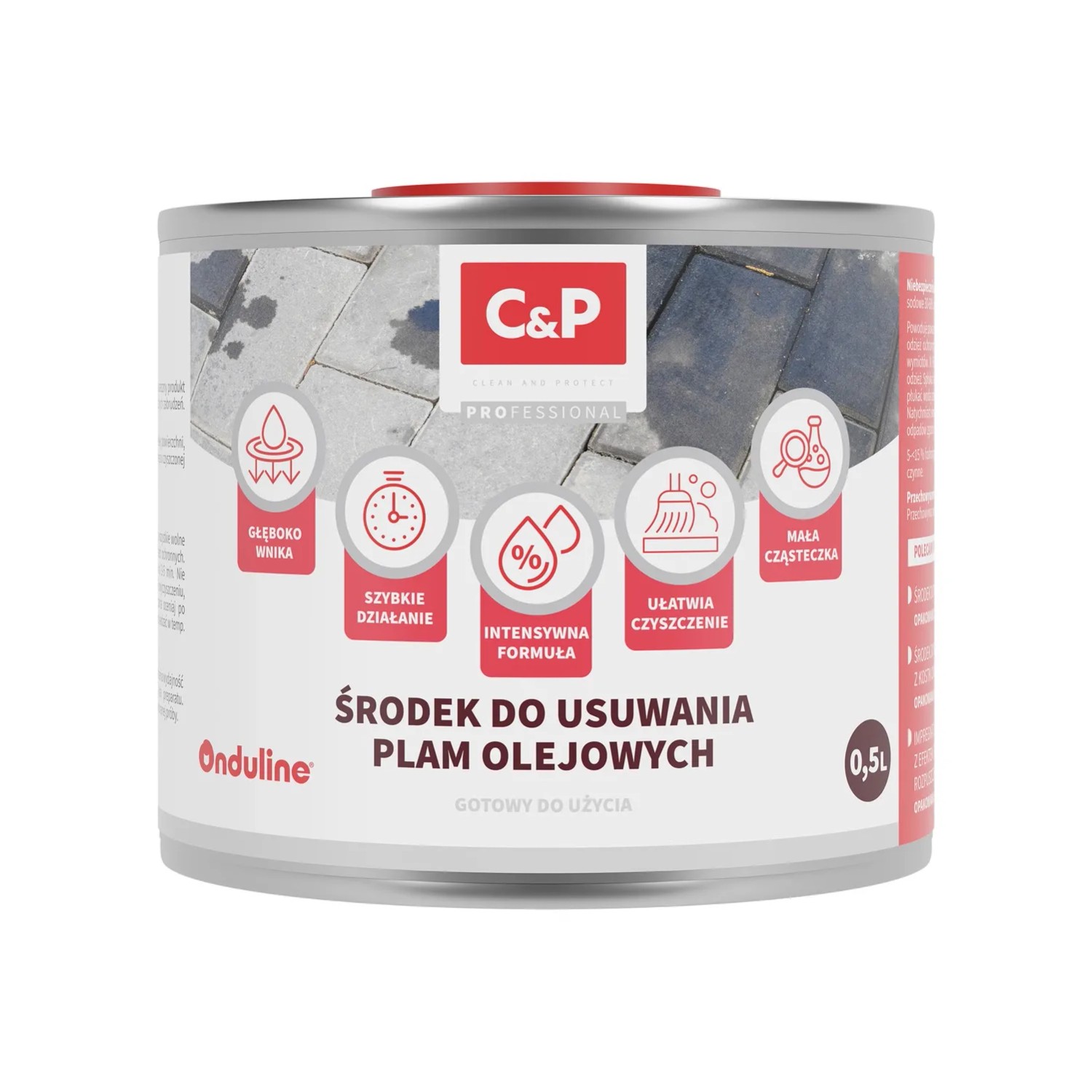 Onduline C&P Środek do plam zOleju  0,5l