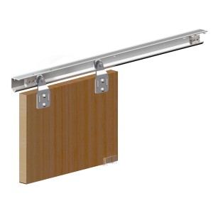 t.b.t. Szyna prowadząca z okuciem do drzwi przesuwnych.