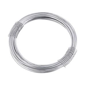 Drut wiązałkowy ocynkowany, Ø 1,4 mm, rolka 20 m, kolor srebrny, do prac w ogrodzie i majsterkowania.