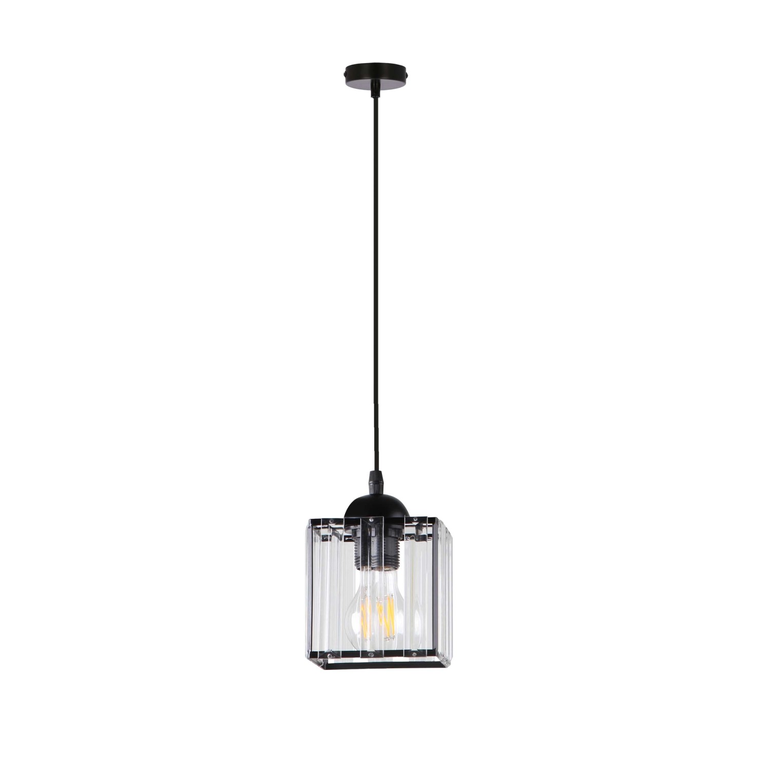Candellux Lampa wisząca SIGLA 1xE27 40W czarna