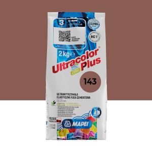 Opakowanie fugi do płytek Ultracolor Plus, kolor 143, 2kg. Odpowiednia do płytek.
