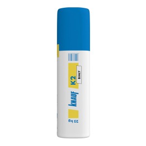 Klej do płytek Knauf K2, worek 25 kg, kolor biały.