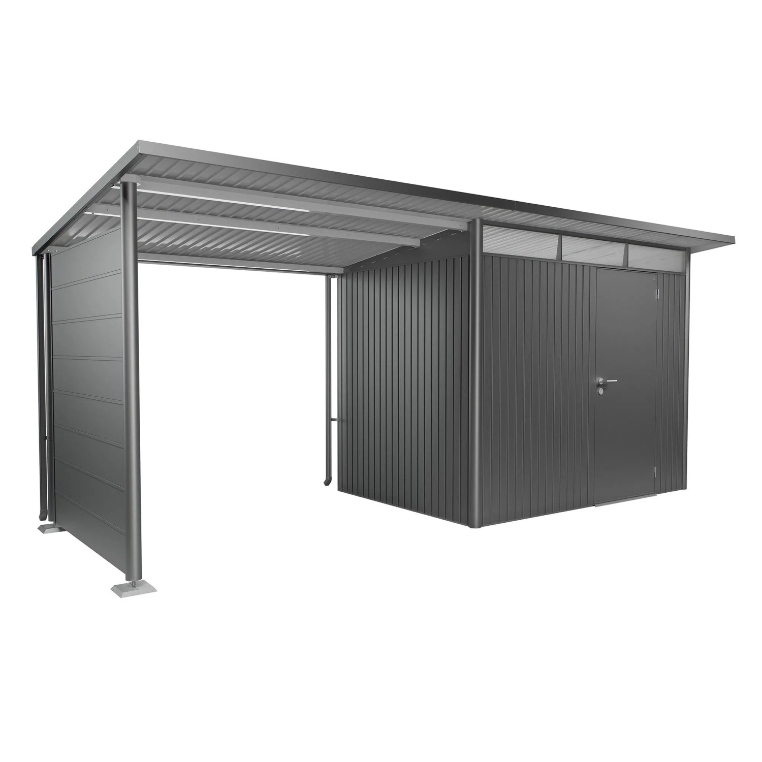 Biohort Panel boczny do dachu bocznego AvantGarde A1, A5 Quartz Grey Metallic