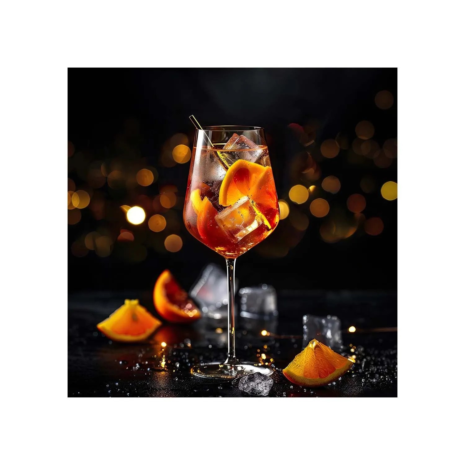 STYLER Obraz Glasspic APEROL GL509 30 x 30 cm