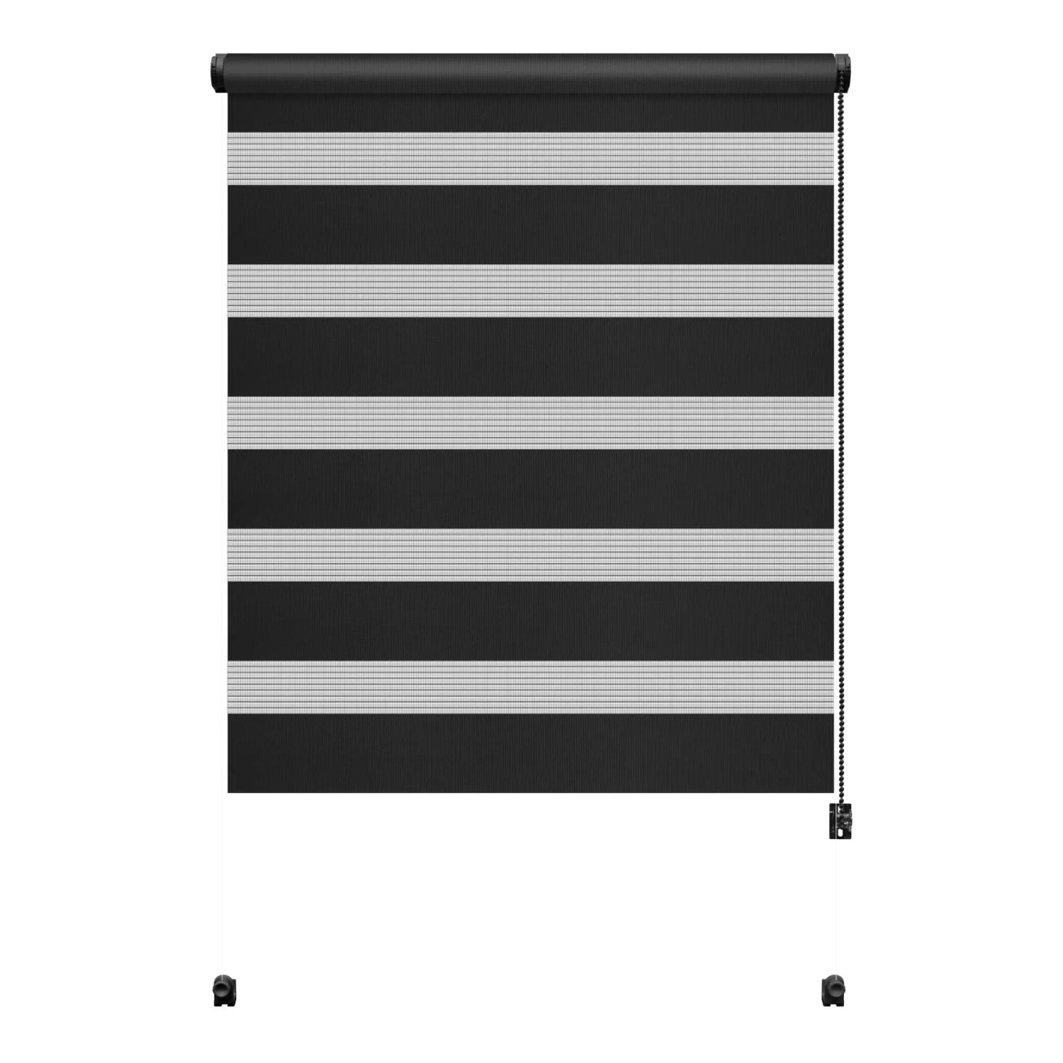 Roleta MINI ZEBRA Black 42,5 x 150 cm czarna