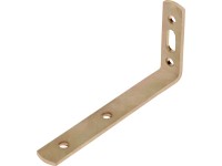 Kątownik firankowy 120 mm / 55 mm x 17 mm ocynkowany na żółto