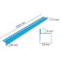 Eviso Listwa spadkowa miedź prawa 120 cm_3