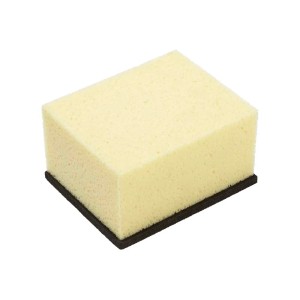 LUX Classic gąbka do płytek, 140x110mm, z gumową wkładką do czyszczenia płytek.