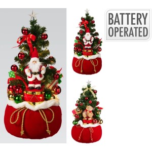 Figurka CHOINKA LED W WORKU 60 x 26 cm