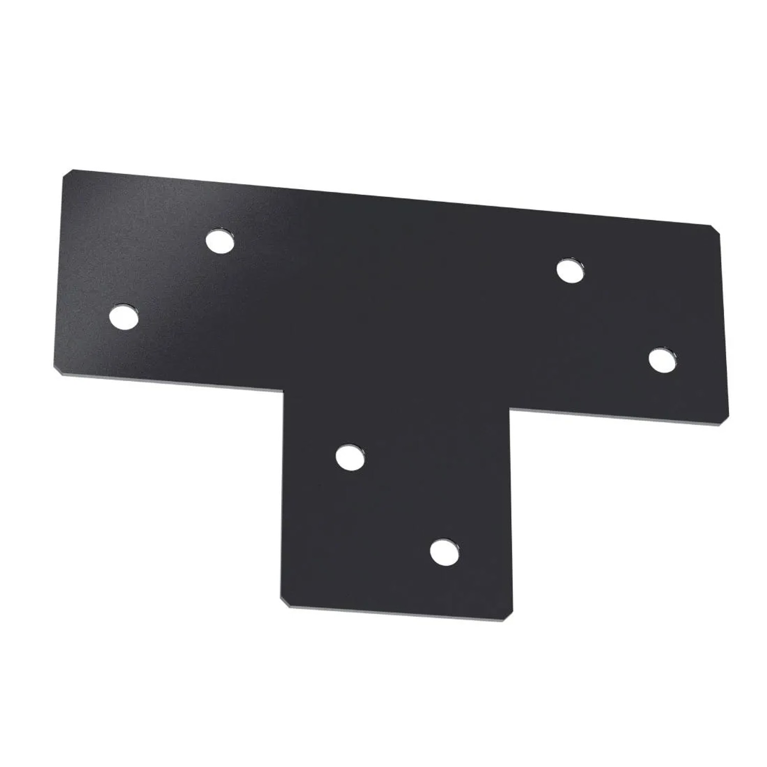 Łącznik płaski typu T 170x256 mm czarny