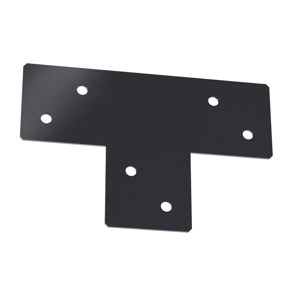 Łącznik płaski typu T 170x256 mm czarny