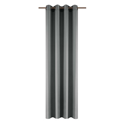 Zasłona tarasowa wodoodporna TERRA na przelotkach 140x250 cm antracytowa