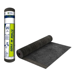 Papa bitumiczna w rolce, odpowiednia do Bitumiczne pokrycia dachowe.