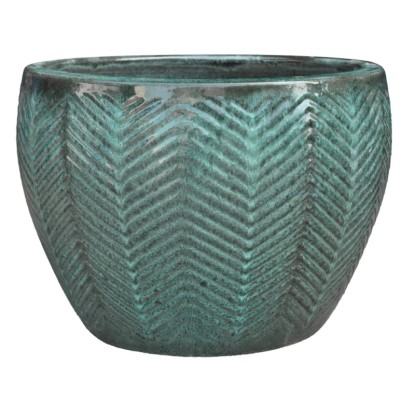 Donica SORRENTO zielona 34 cm
