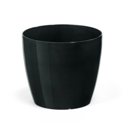 Osłonka plastikowa Magnolia czarna - śr. 13,5 cm