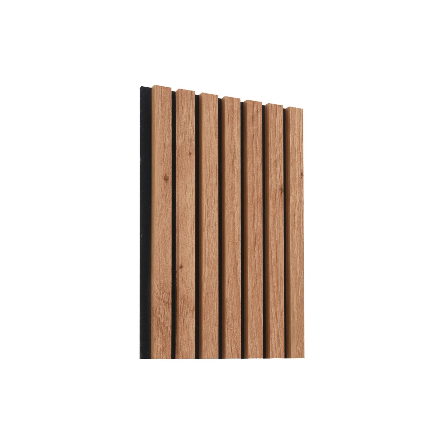 Lamele ścienne akustyczne czarny filc Dąb Klasyk 21x285x2700 mm