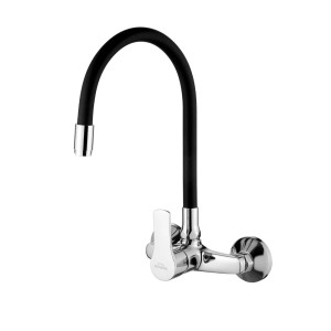 t.b.t. Bateria jednouchwytowa z czarną, elastyczną wylewką.