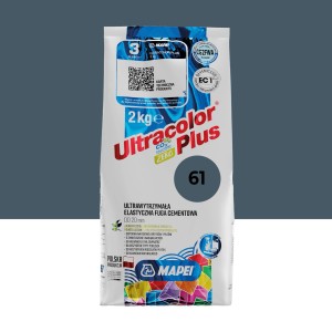 Opakowanie fugi do płytek Ultracolor Plus, kolor 61, 2kg. Do płytek.