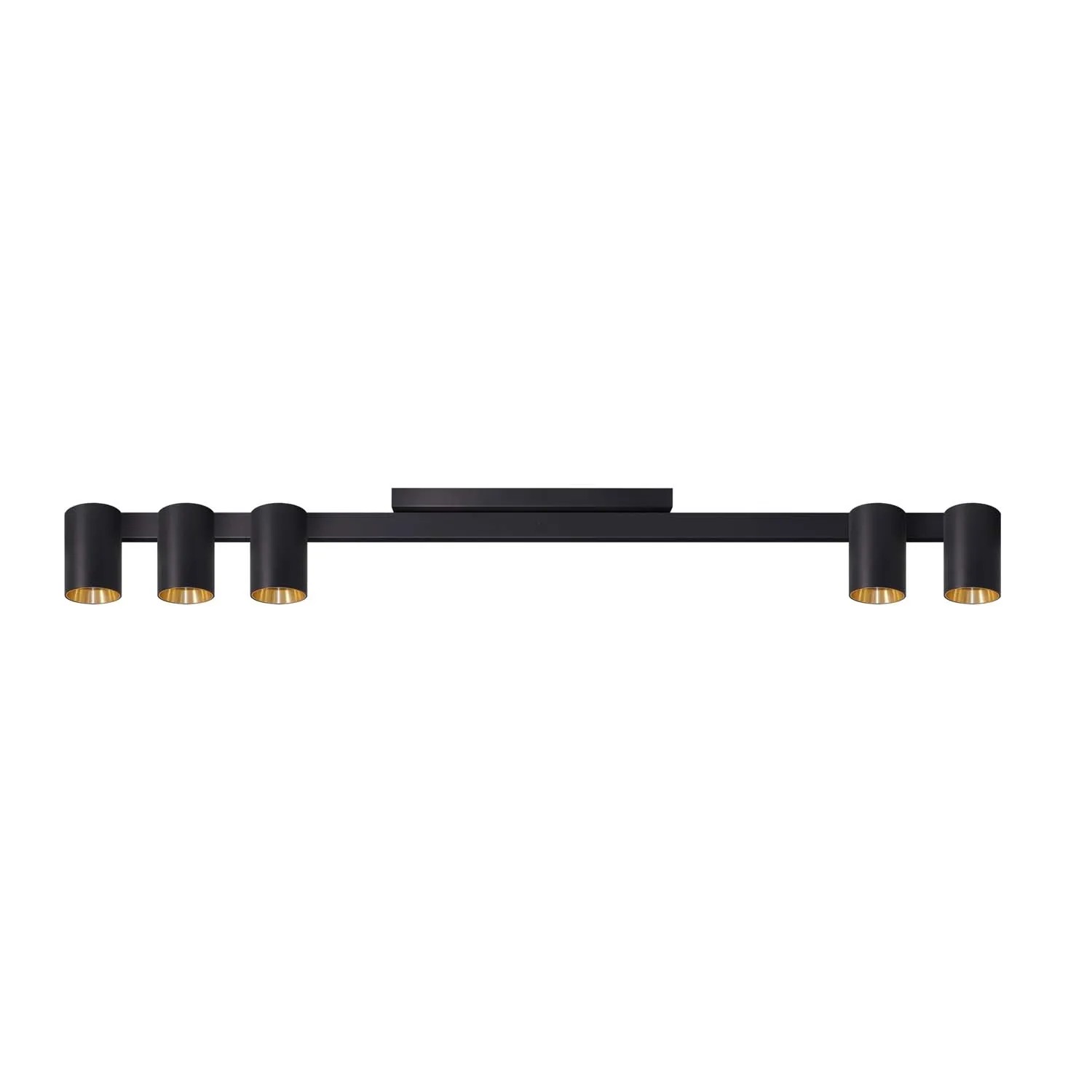 Goldlux Lampa sufitowa MARIBEL 5xGU10 max. 10W LED czarno-złota