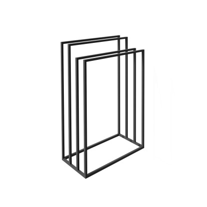 Wieszak na ręczniki Geir Black 60x30x90