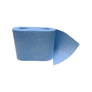 Rolka niebieskiego polaru do prac glazurniczych, akcesoria.