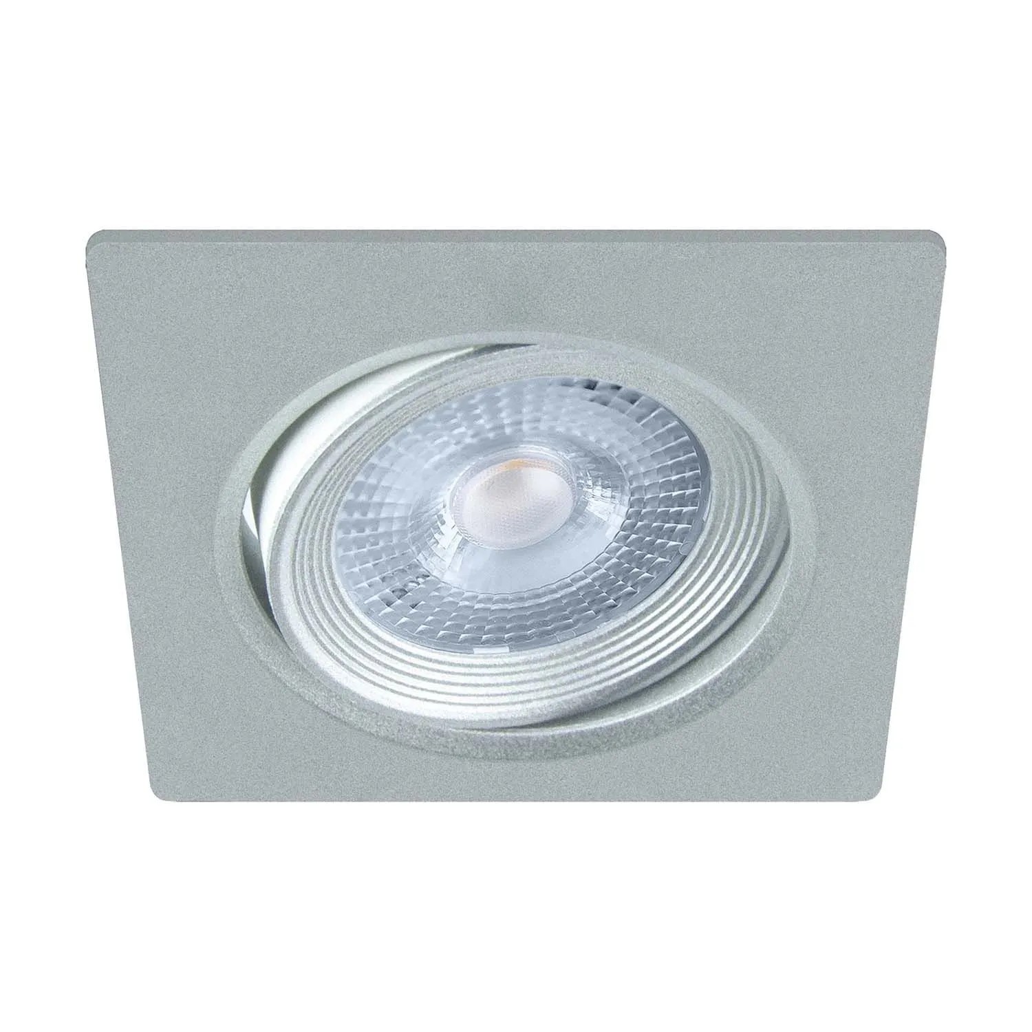 Struhm Lampa podtynkowa MONI LED D 5W 4000K 400lm 8,8x8,8cm srebrna