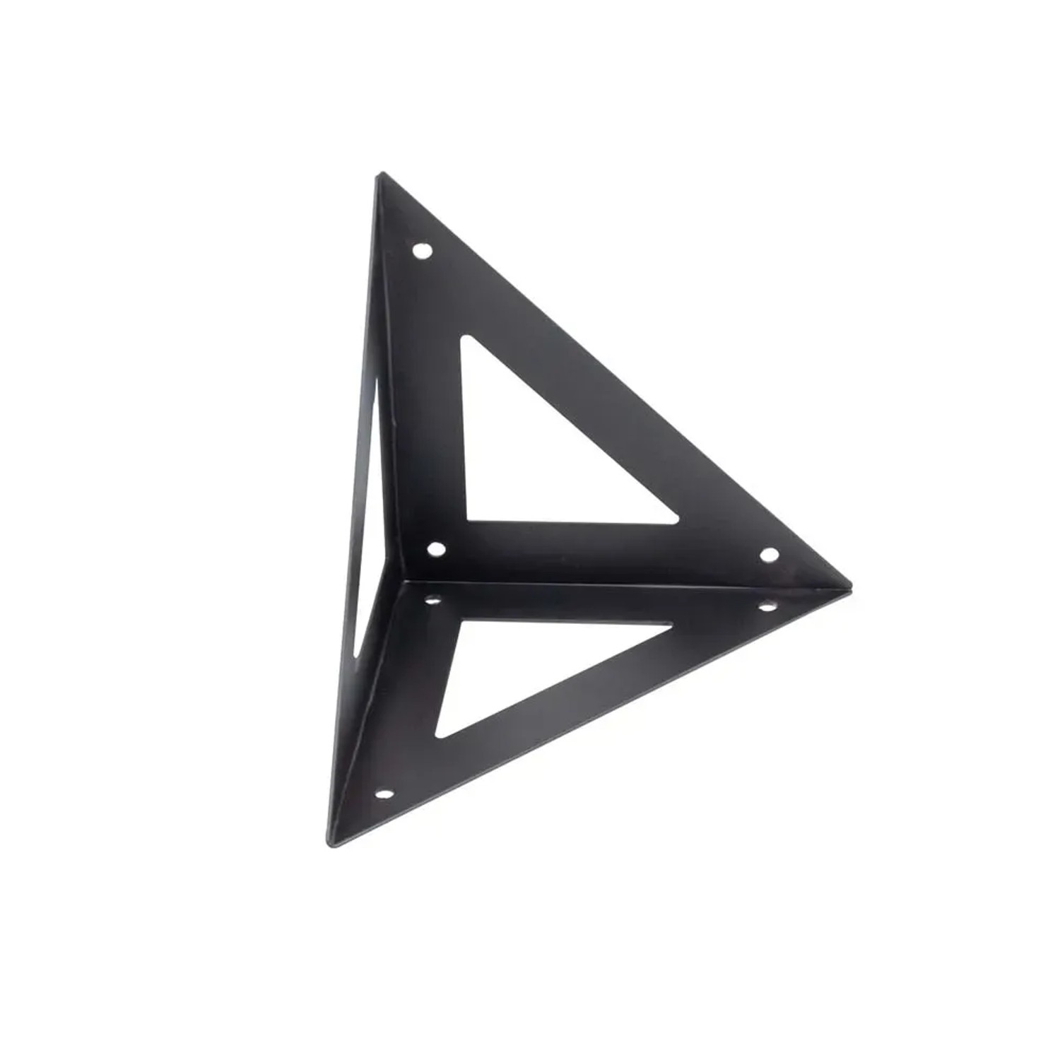 Wspornik loft 12x12x2 cm czarny
