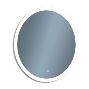 Okrągłe lustro t.b.t. z oświetleniem LED do łazienki i salonu.