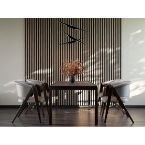 Lamele ścienne filc Dąb sonoma Slim 2700x300