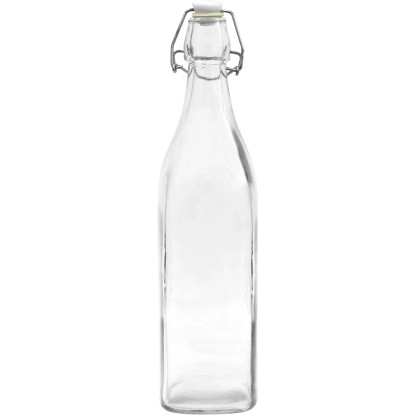 Butelka z hermetycznym zamknięciem kwadratowa - 500 ml