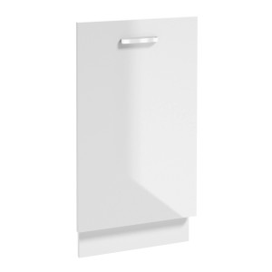 Białe drzwi szafki kuchennej z uchwytem do zestawu mebli kuchennych.